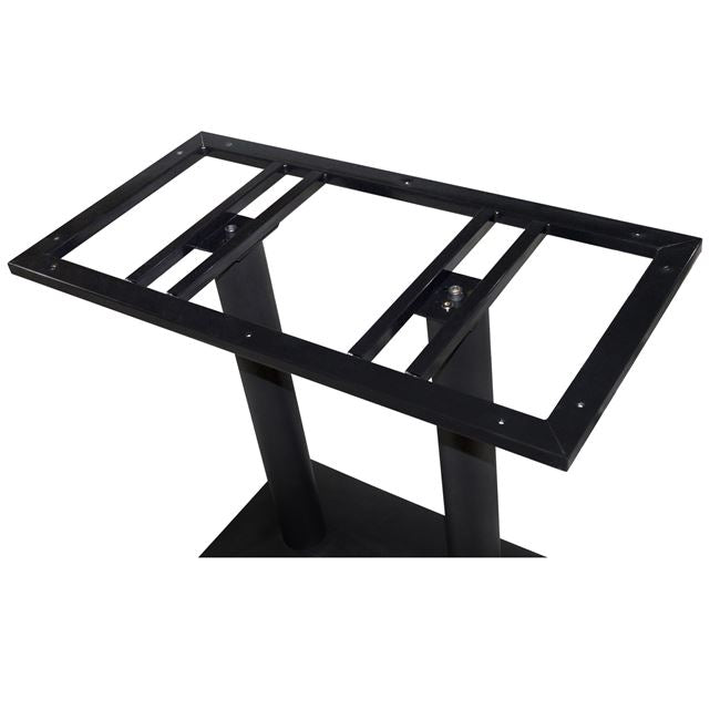 Picior masa ALMERIA BLACK pentru blat 120x70cm sau 120x80cm