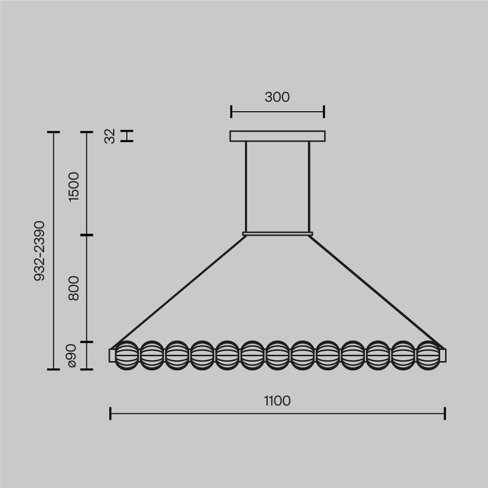 Lampa suspendata AMULET LINIAR