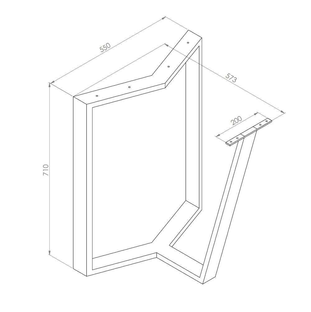 Set picioare masa APIS
