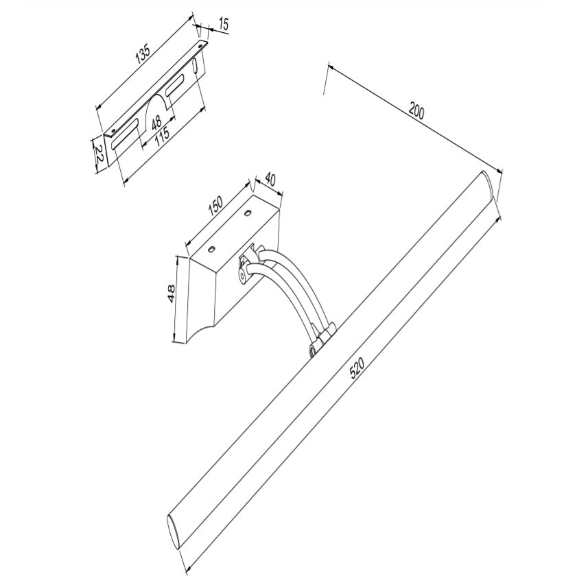 Aplica de perete FINOS