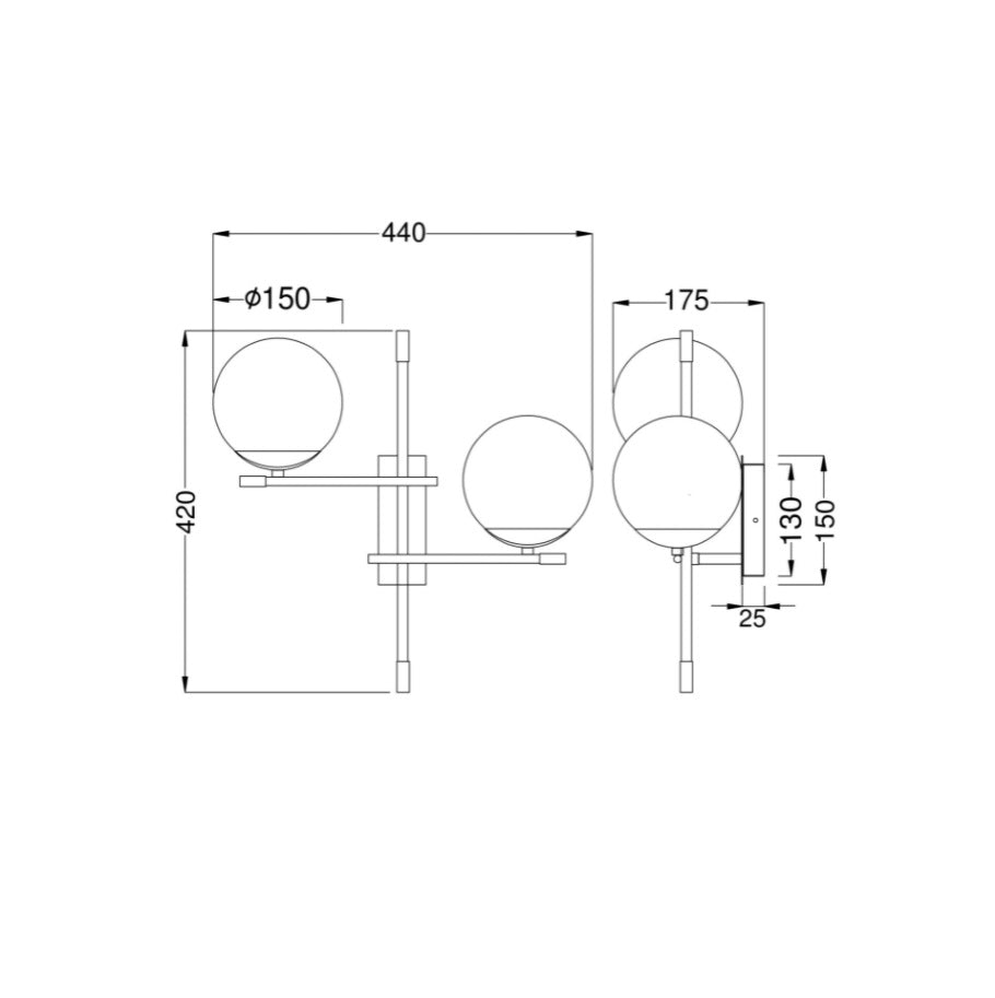Aplica de perete NOSTALGIC LEFT