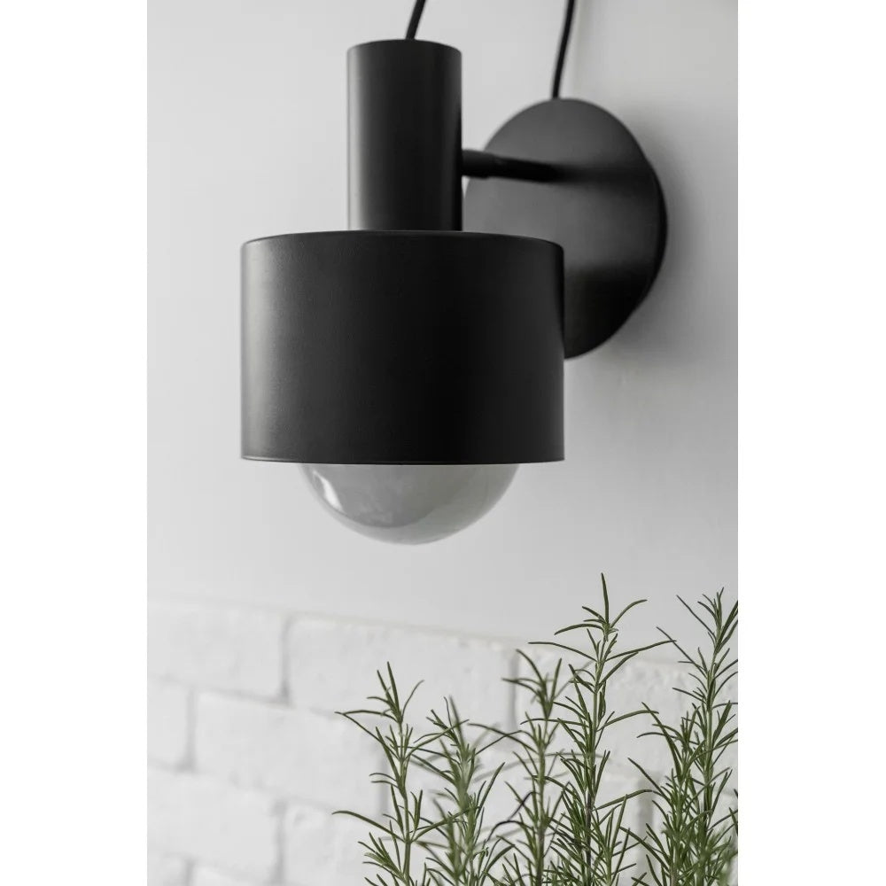 Aplică de perete ELVIK W — Negru
