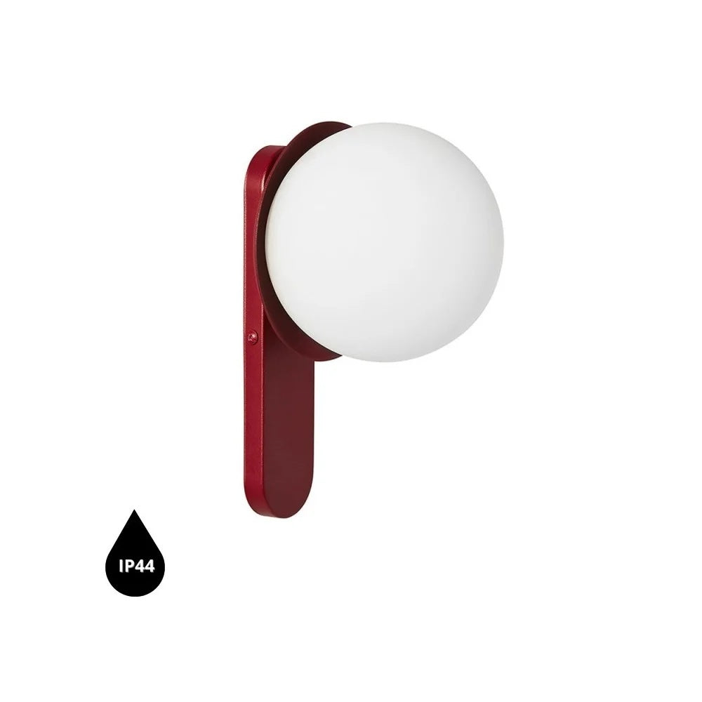 Aplică de perete NORVIK D IP44 — Bordo