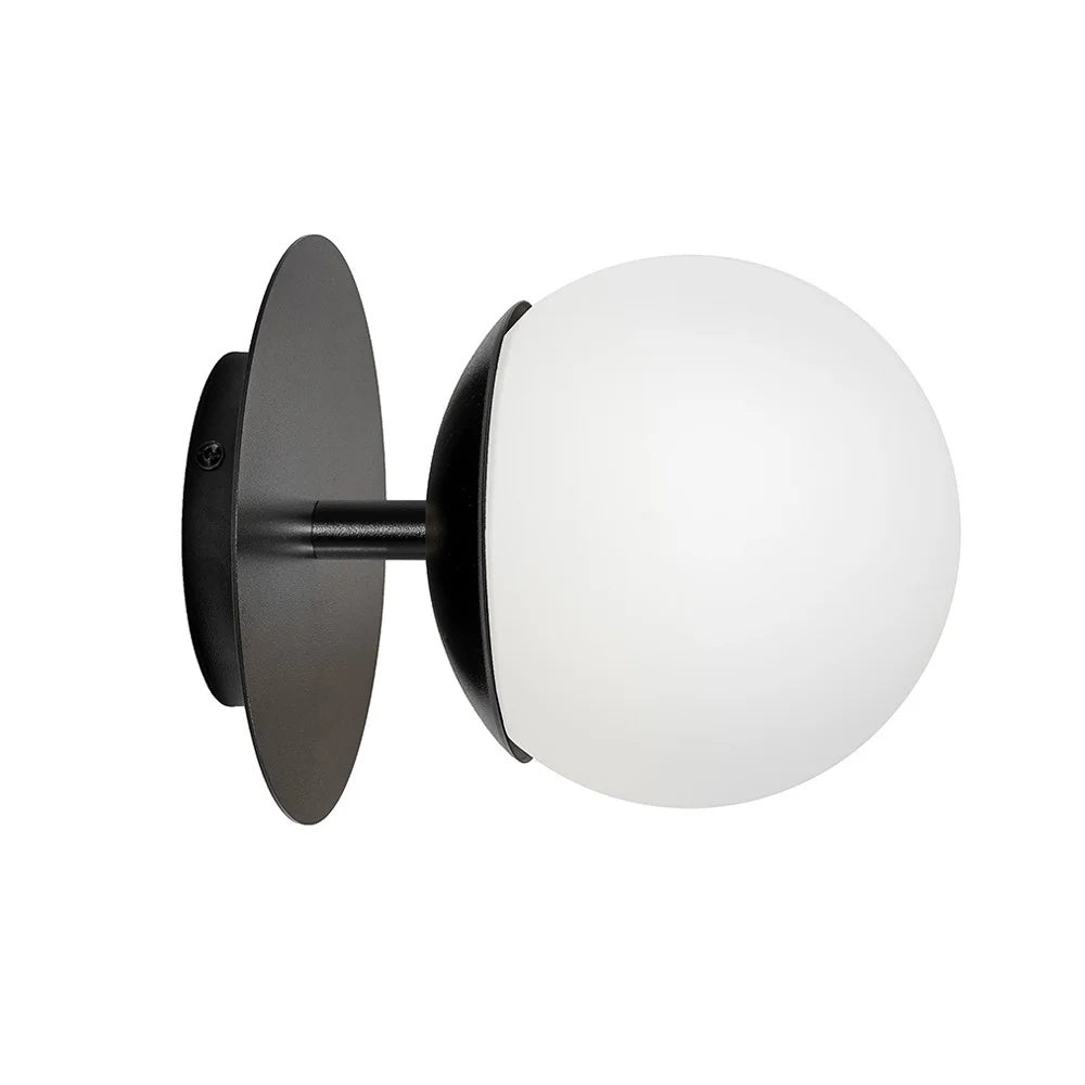 Aplică de perete SOLVRA C — Negru
