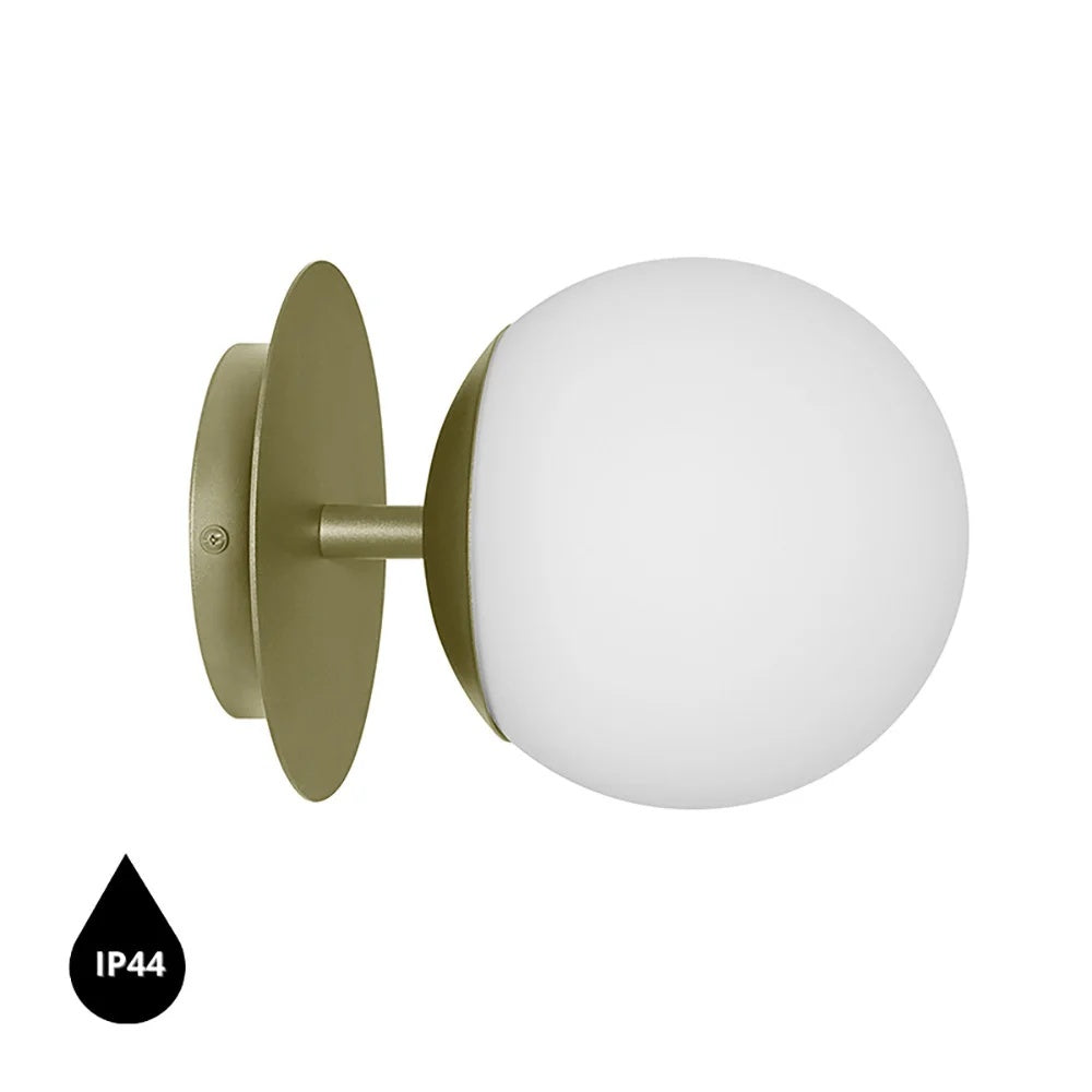 Aplică de perete SOLVRA C IP44 — Verde