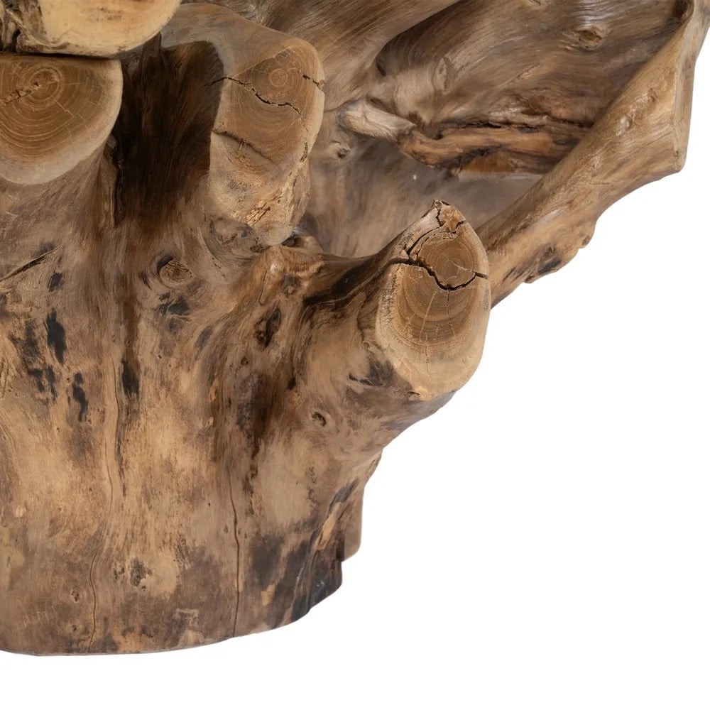 Masuta de cafea ASBERK NATURAL Ø90 x 45  CM