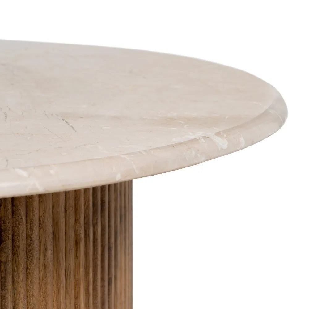 Masuta de cafea ASVOK WOOD Ø76 x 45 CM