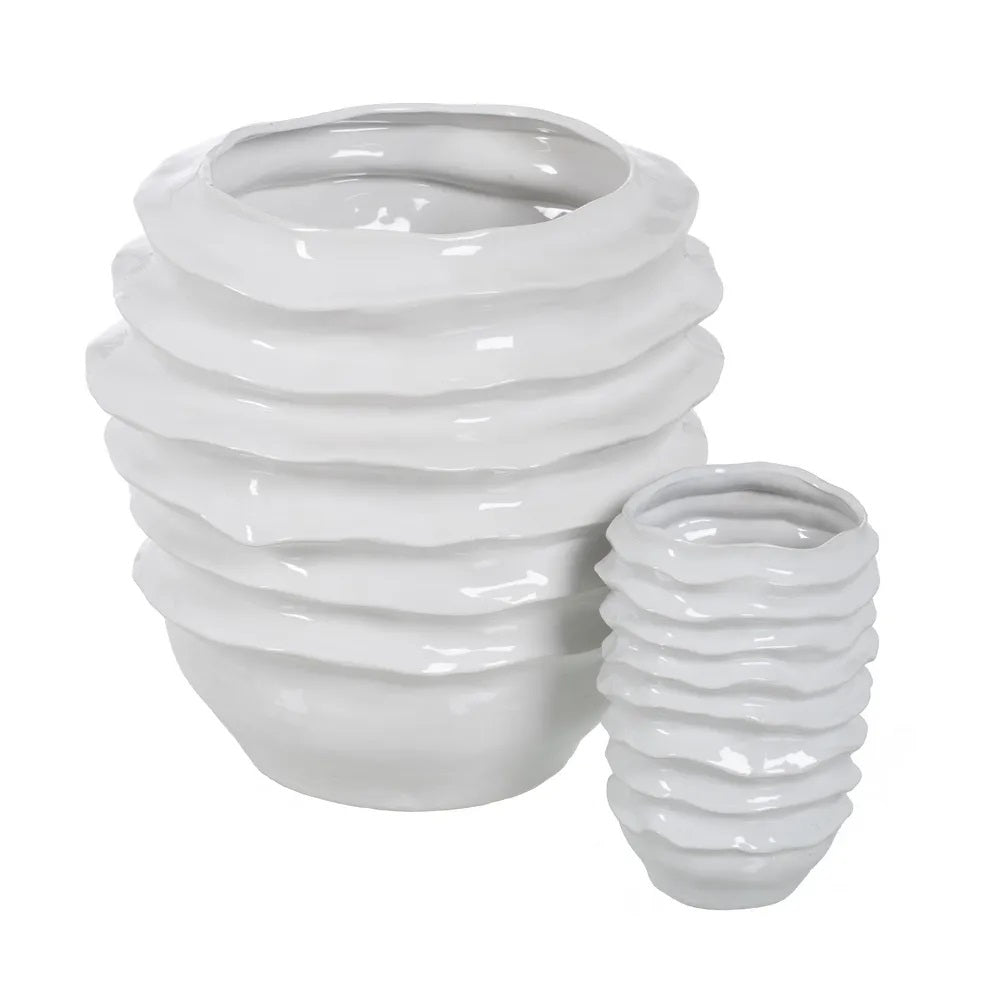 Vaza AUGUSTUS WHITE H46 CM