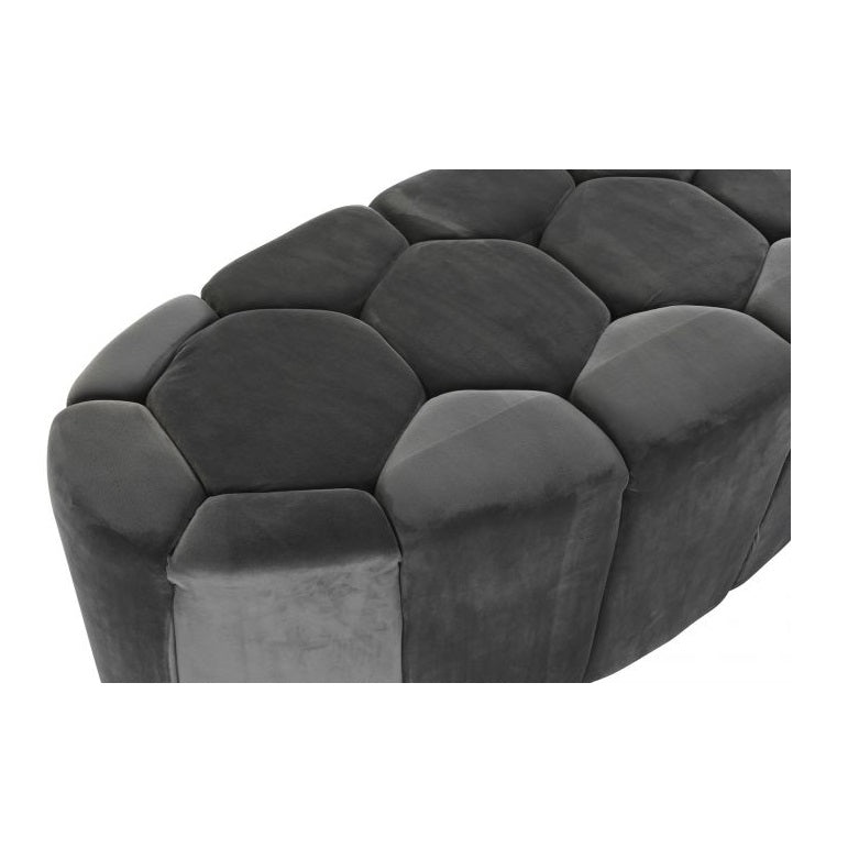 Băncuță SORI GREY 125 x 53 CM