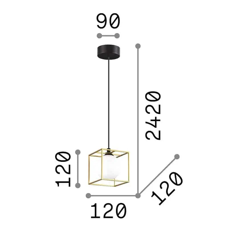 Lampa suspendata BECKMAN BRASS