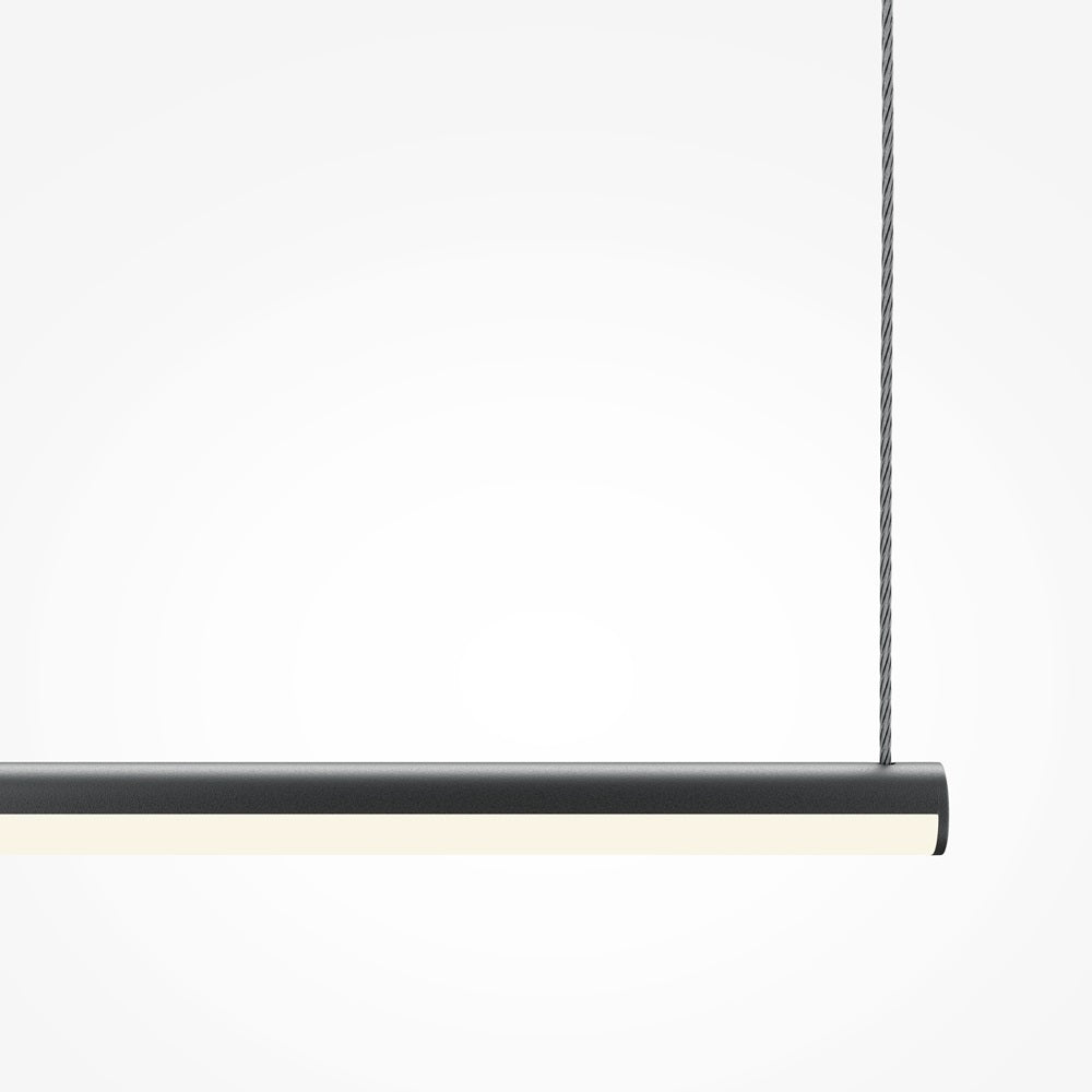 Lampa suspendata BERLUTO BLACK 80CM