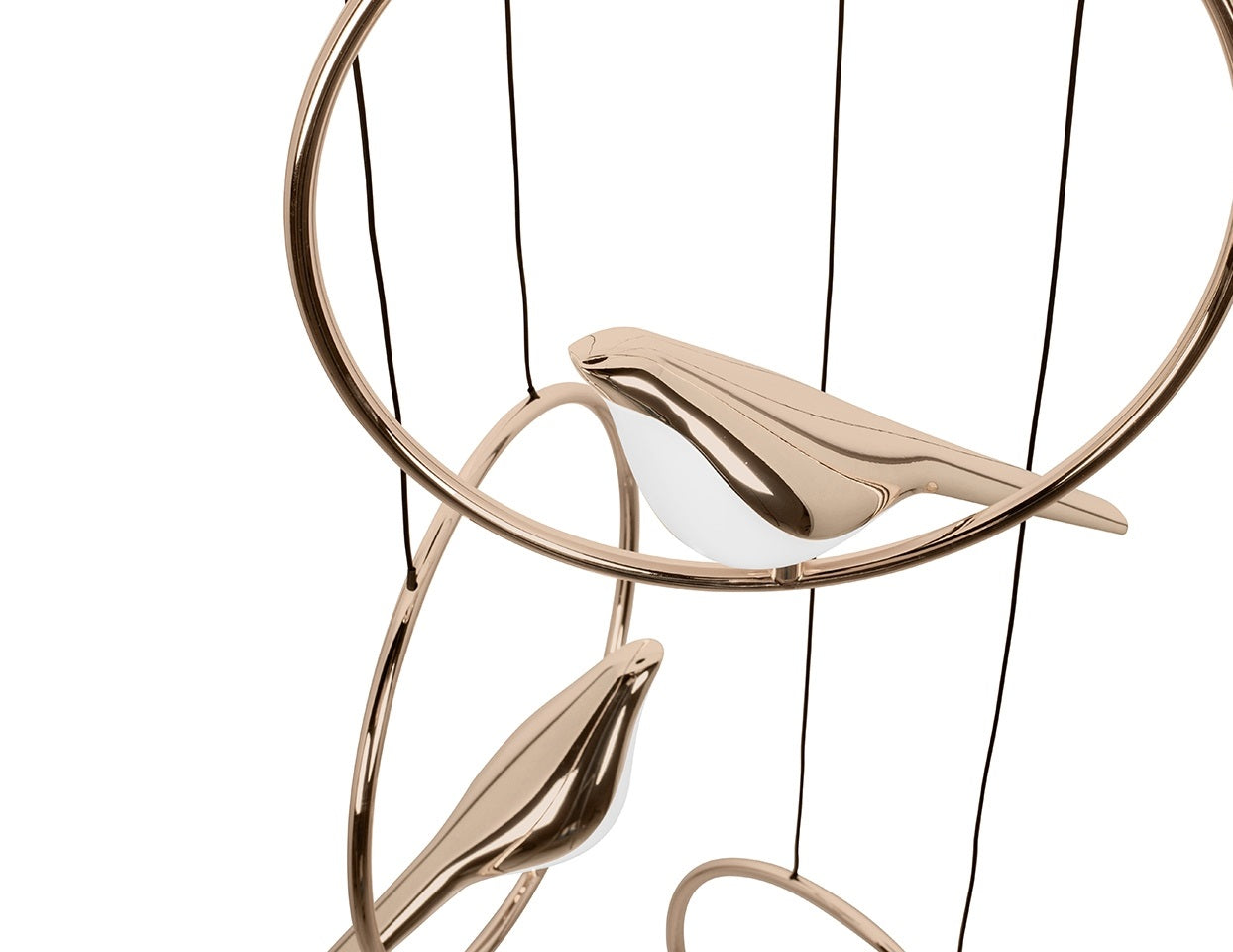 Lampa suspendata BERUDO BIRD GOLD