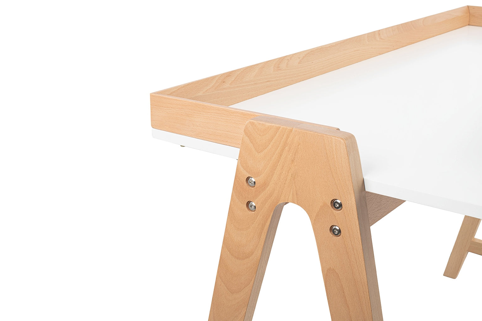 Birou COMPAS WHITE 123 x 53 x 80 CM