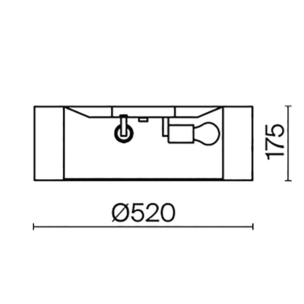 Plafoniera BOGNOR WHITE