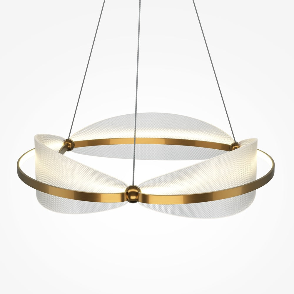 Lampa suspendata BREZA BRASS ROUND