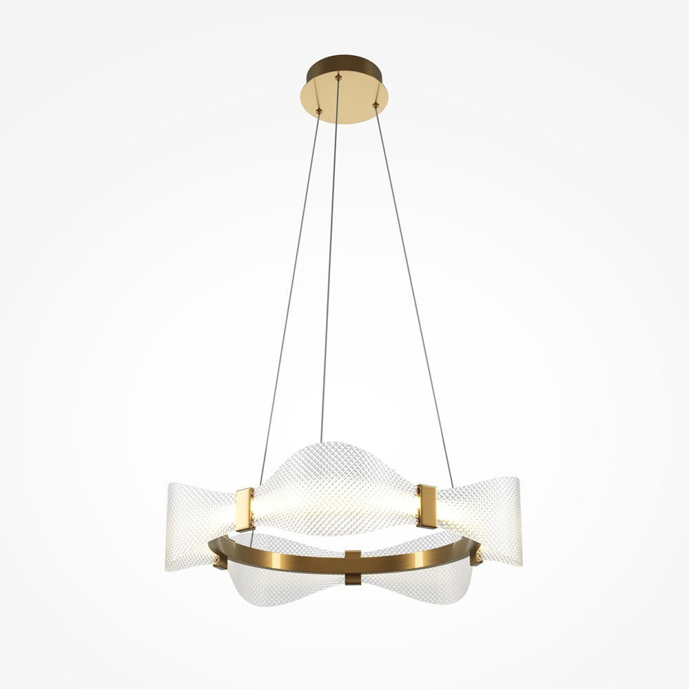Lampa suspendata BREZA BRASS ROUND