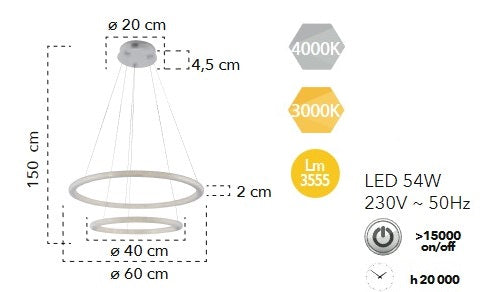 Lampa suspendata BRYE 2