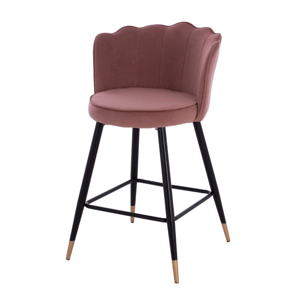 Scaun de bar CANDICE VELVET H66 CM