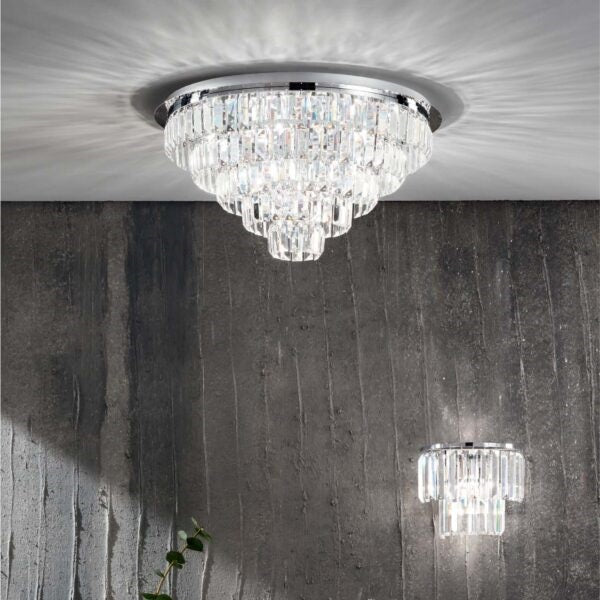 Plafoniera CHINO SILVER