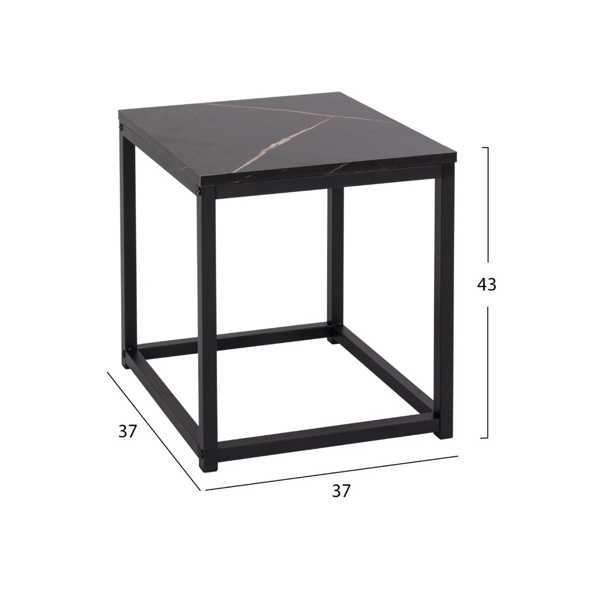 Set 2 masute de cafea CILSON 45x50/37x43 CM