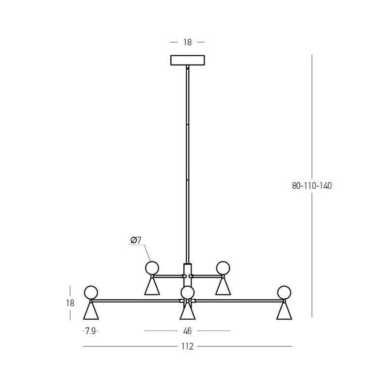Lampa suspendata GILVARO II