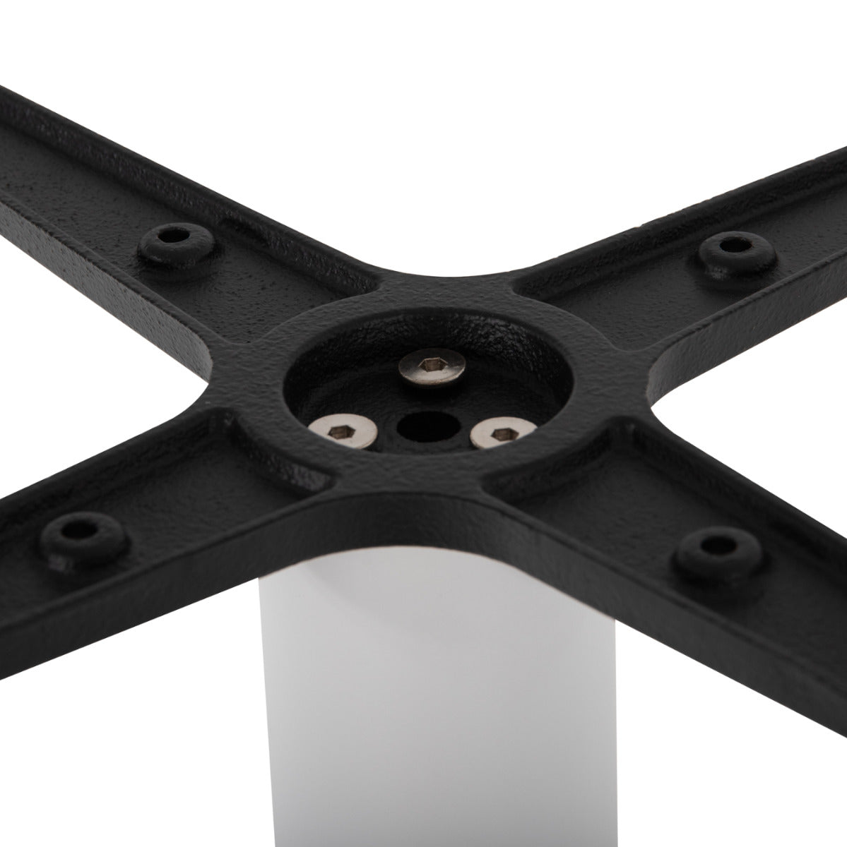 Picior masa bar MELIOR WHITE H 107cm pentru blat de 60/70 cm