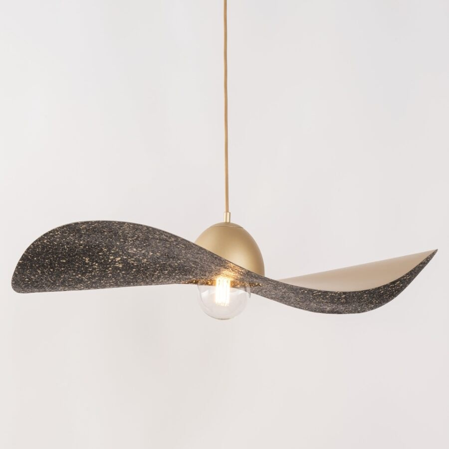 Lampa suspendata CYRILA GOLD/BLACK