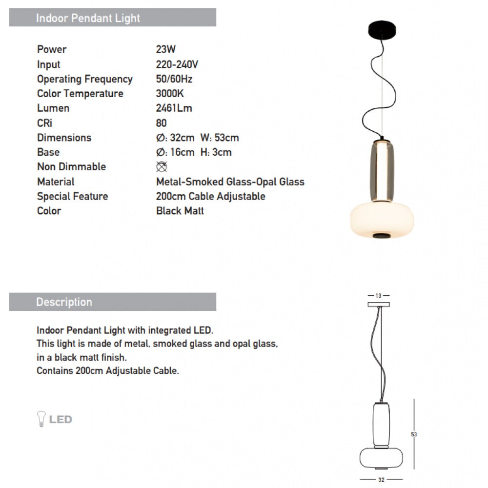 Lampa suspendata DAMIS