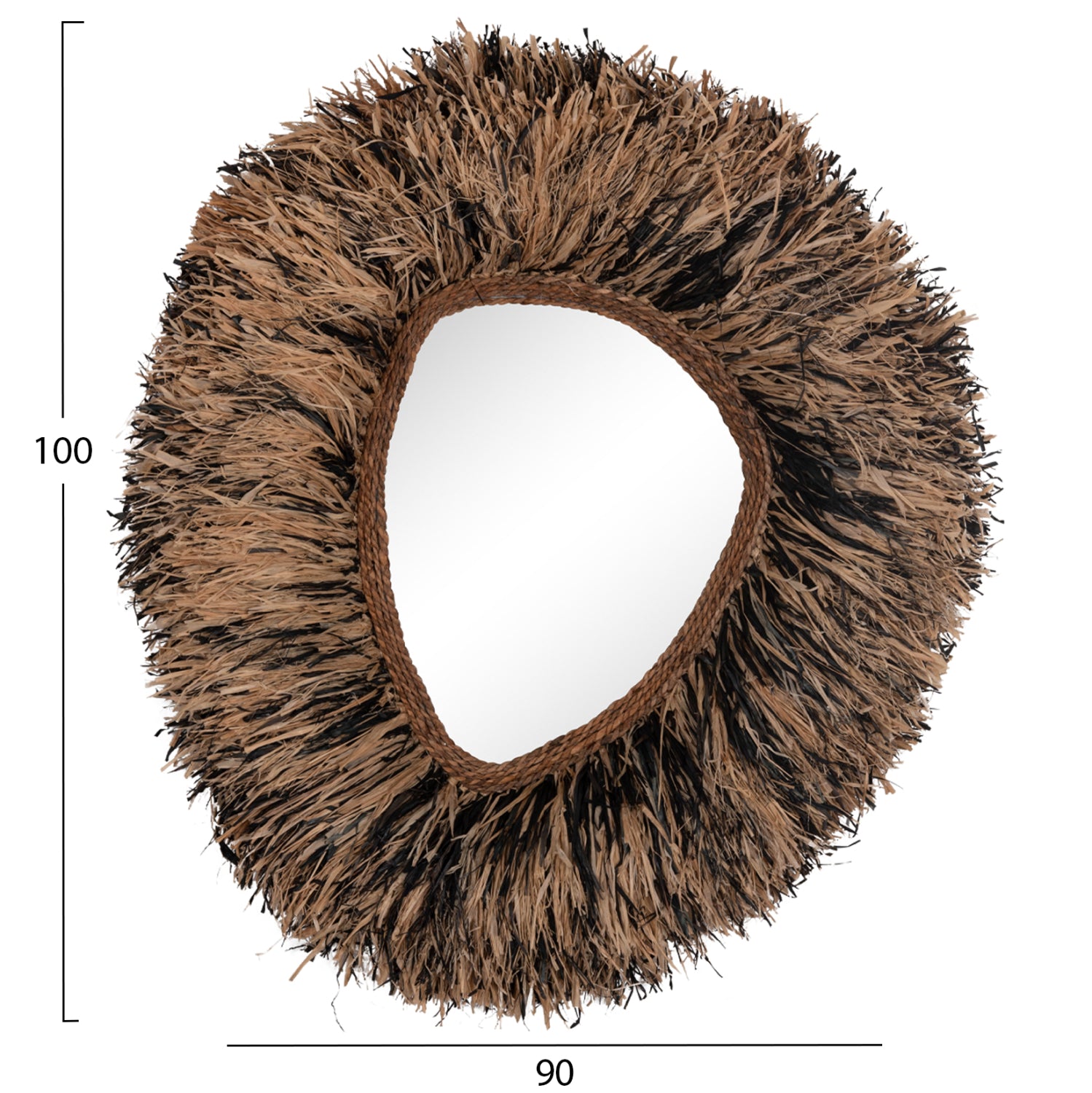 Oglinda de perete ARVELO 90 x 100 CM