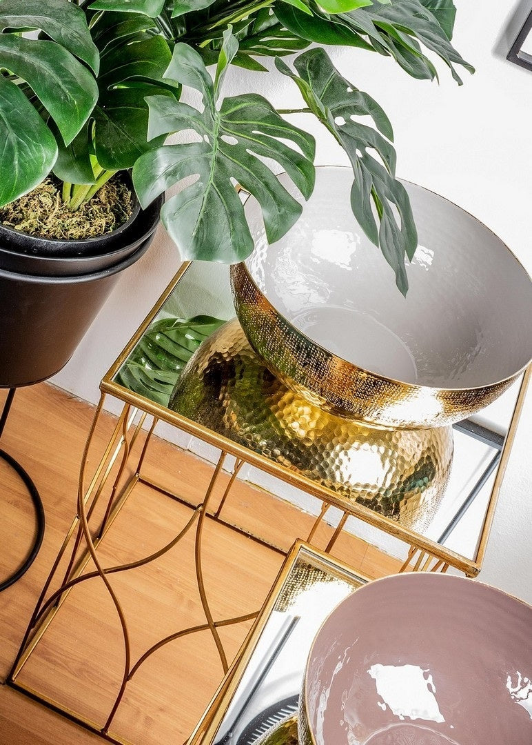 Set 2 masute de cafea ELENOR SQUARE 36x51/41x56 CM