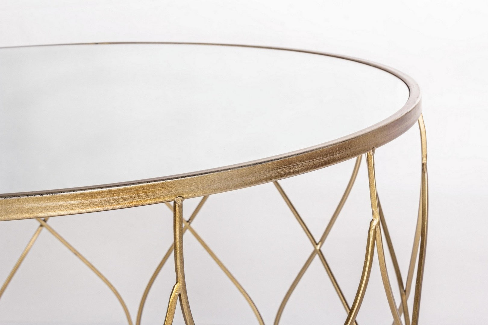 Set 2 masute de cafea ELENOR Ø66/71 x 38/43 CM