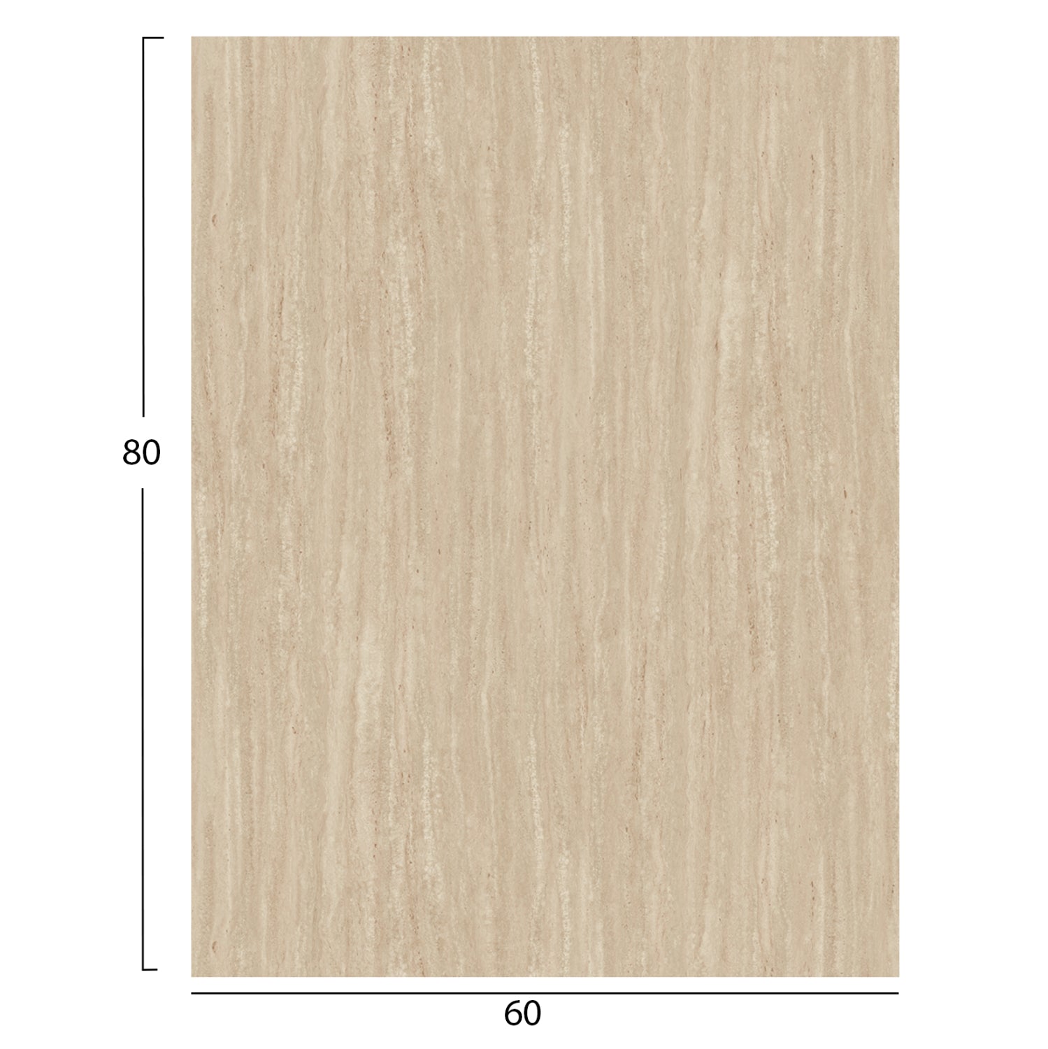 Blat masa HPL RELVAR 2 TRAVERTINE 60x80 CM