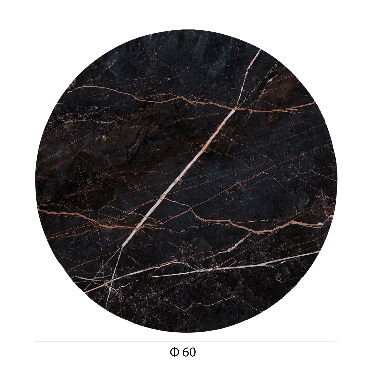 Blat masa HPL RUNAVIK 2 MARBLE Ø60 CM