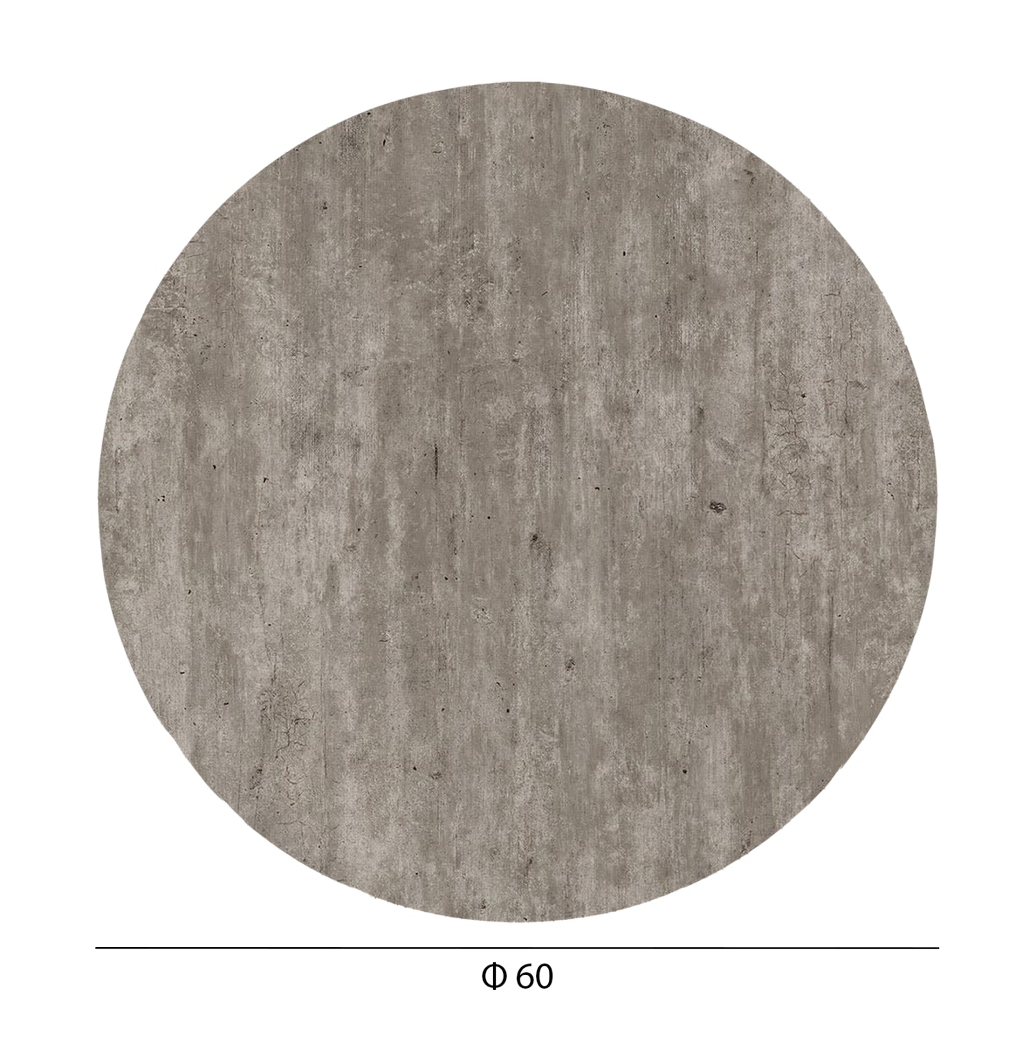 Blat masa HPL RUNAVIK 2 CONCRETE Ø60 CM