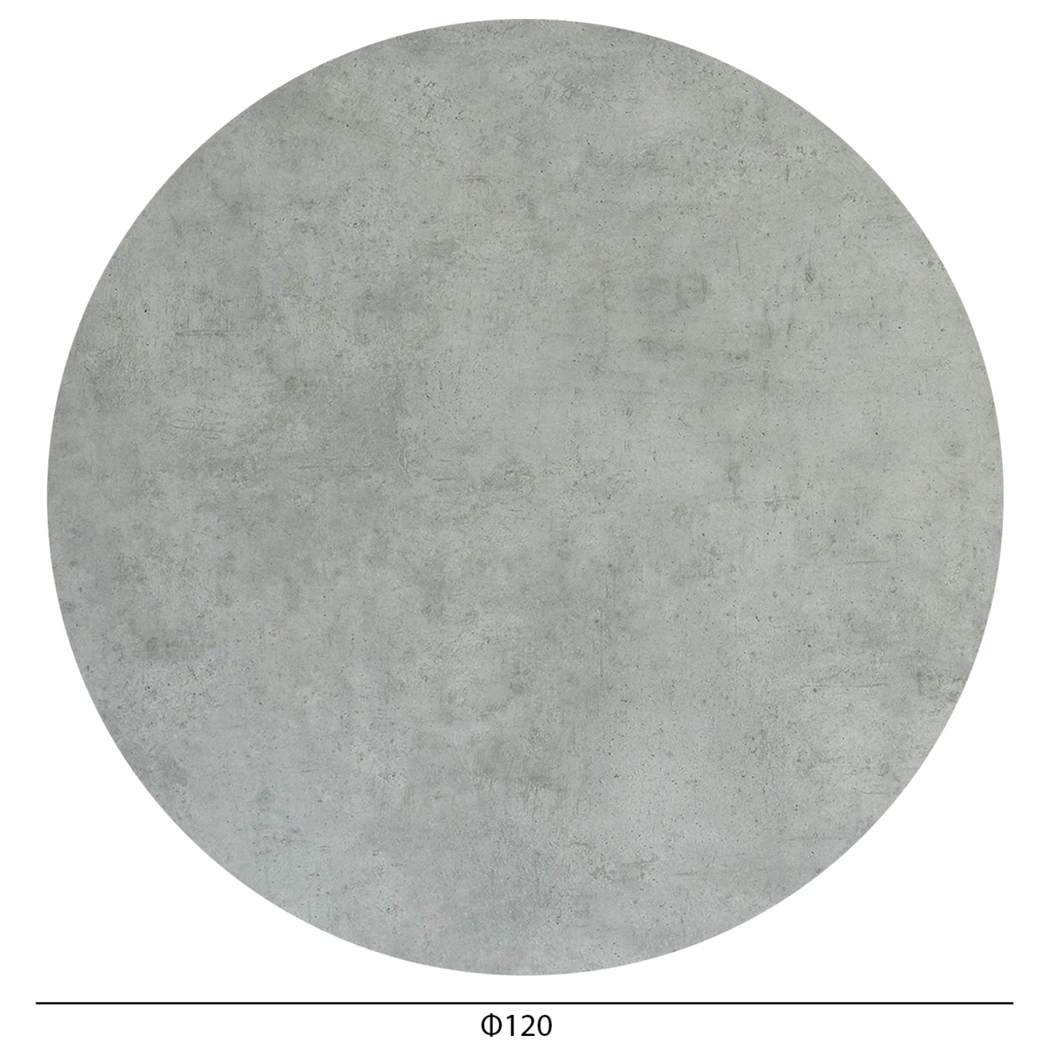 Blat masa HPL RELVAR CEMENT Ø120 CM