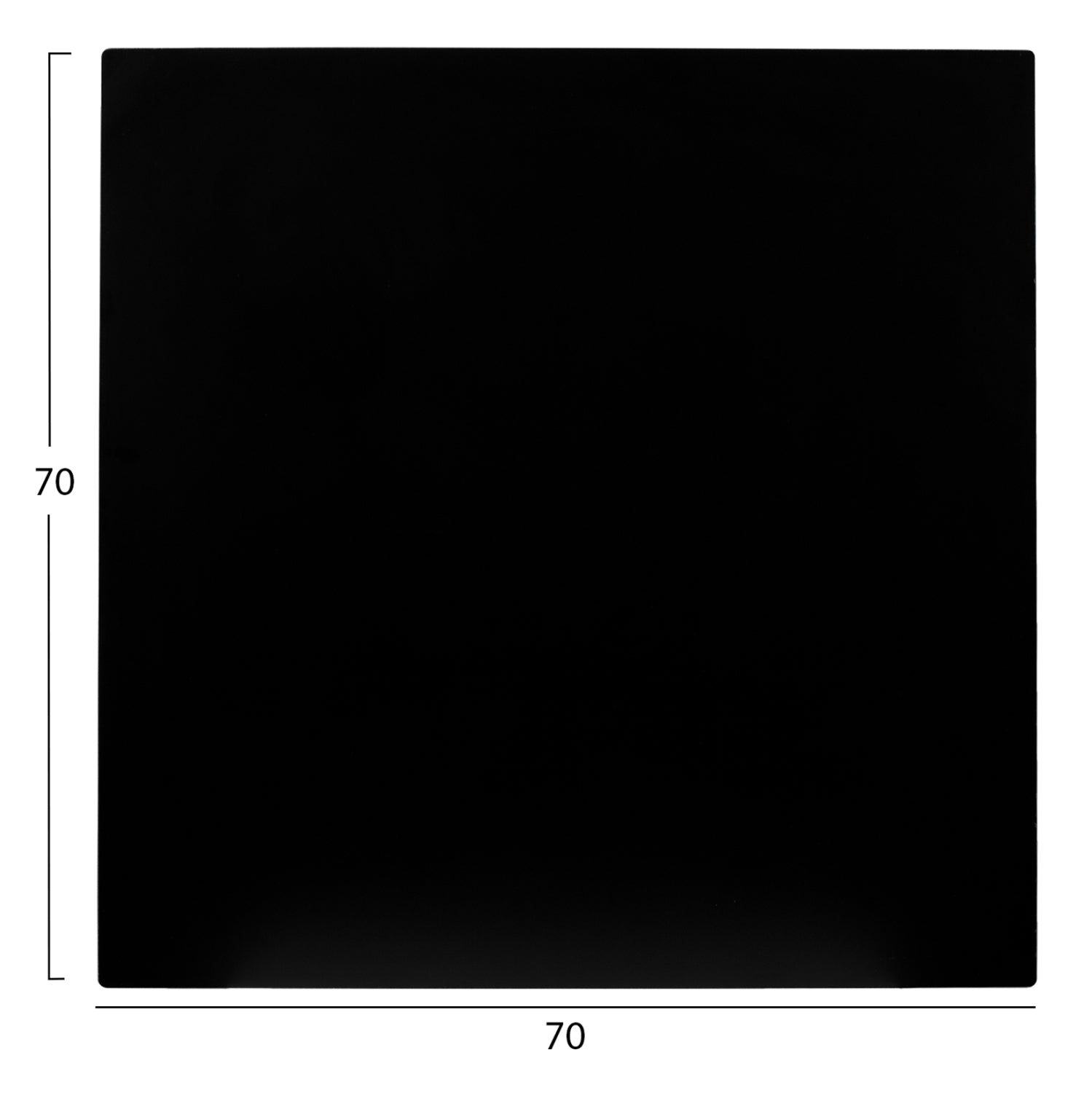 Blat masa HPL VOJENS 2 BLACK 70 CM