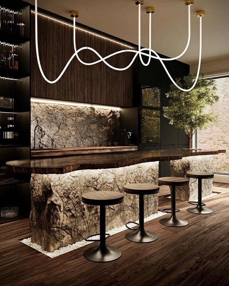 Lampa suspendata FONSE SMART 1000 GOLD