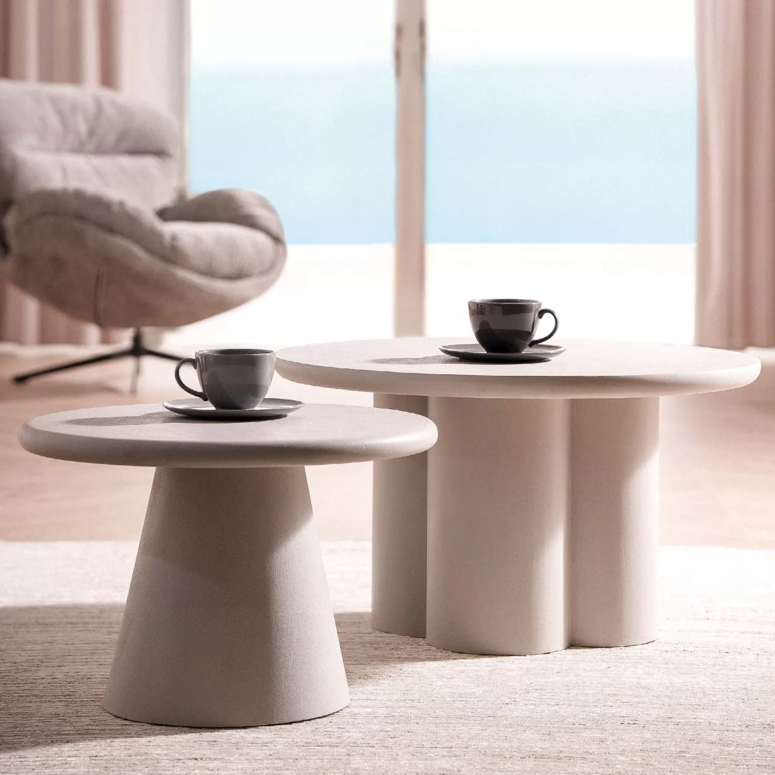 Masuta de cafea TIVORA Ø60 x 40 CM