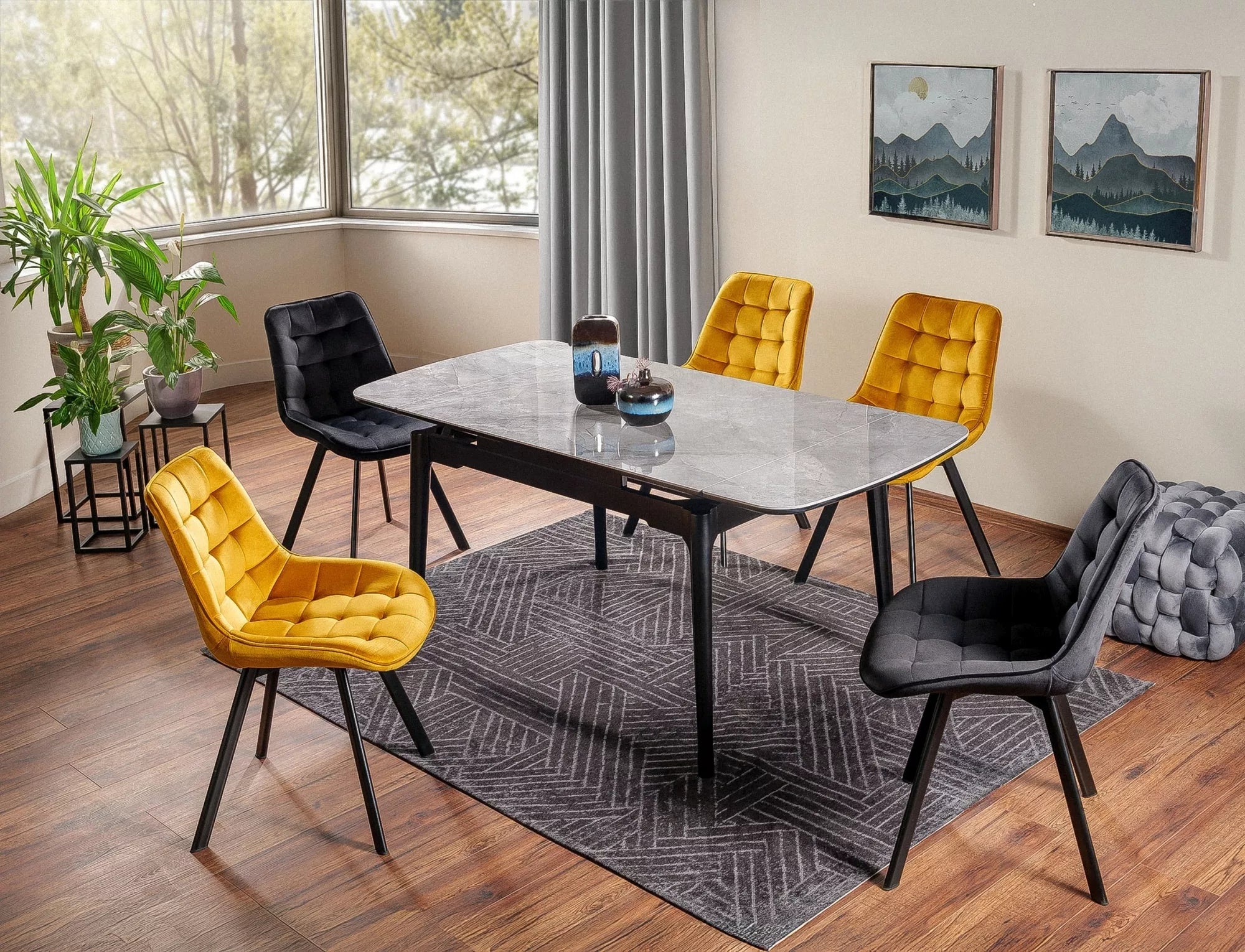 Masa extensibila SANTAS CERAMIC 120(180) x 80 CM