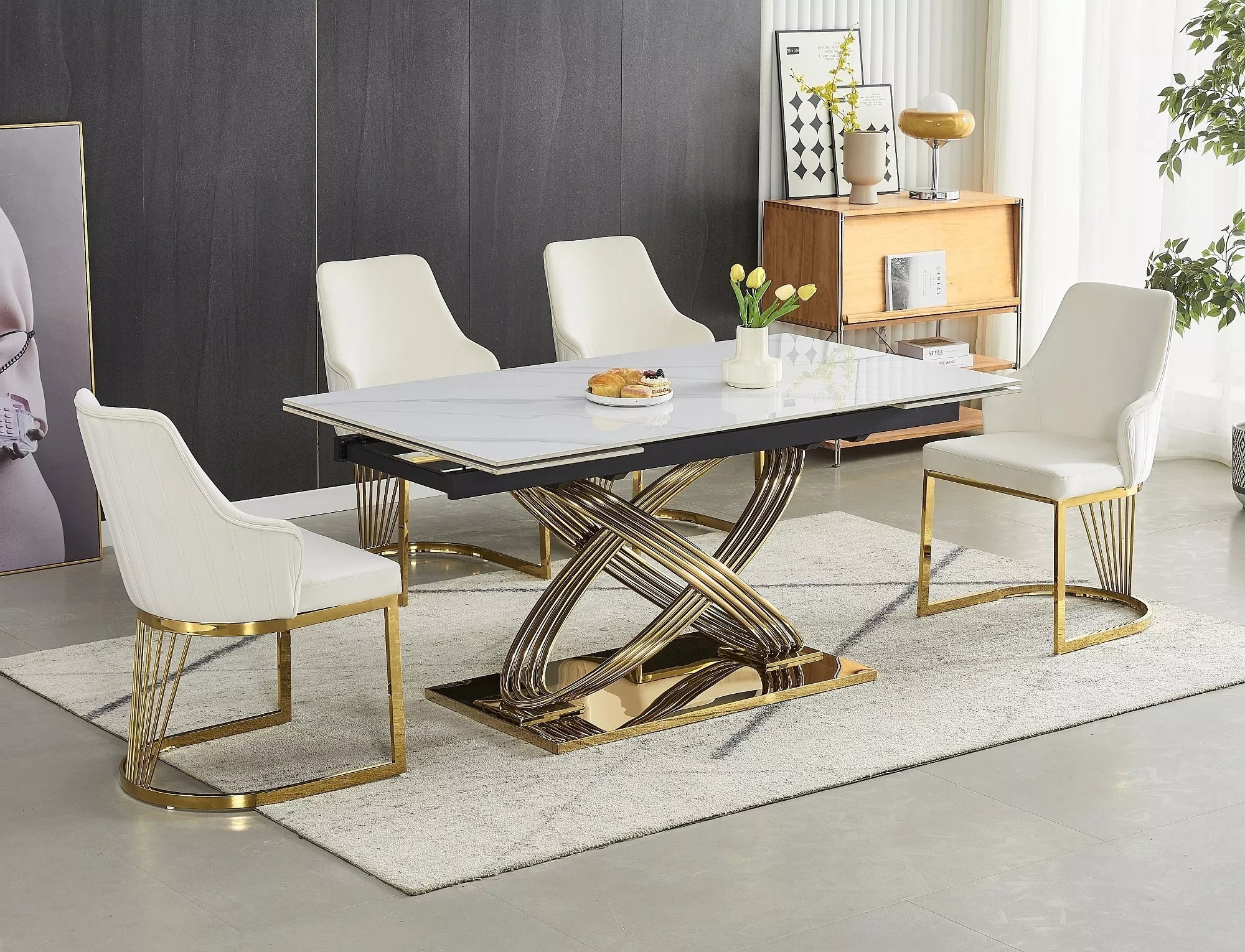 Masa extensibila HERMAS 160(240) x 90 CM