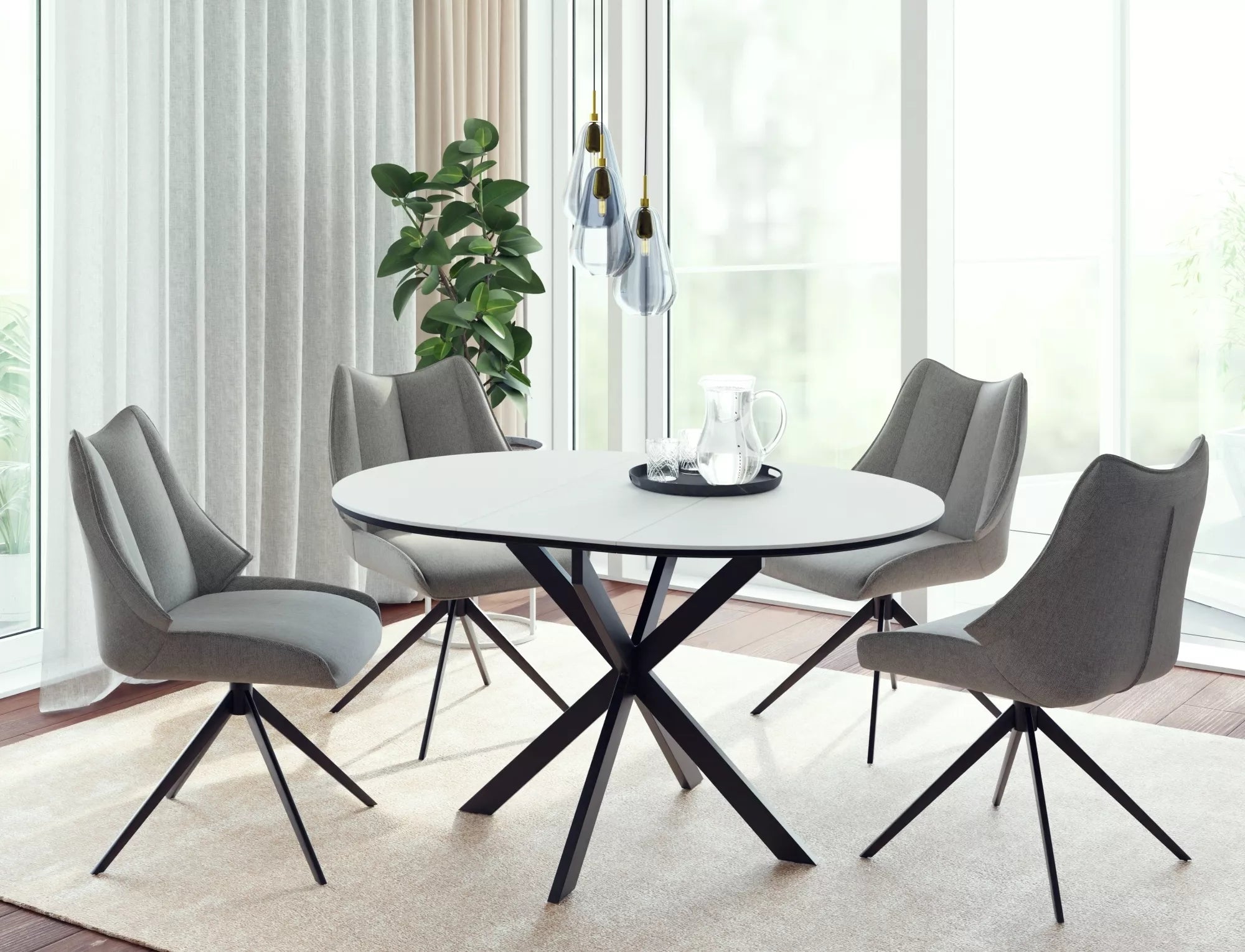 Masa extensibila GALANTY CERAMIC 100(135) x 100 CM