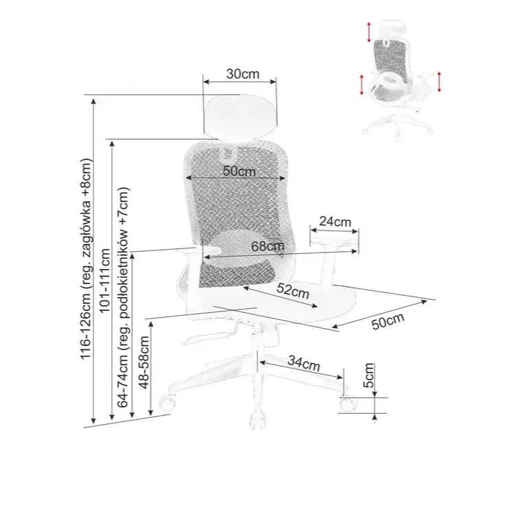 Scaun de birou ORISON