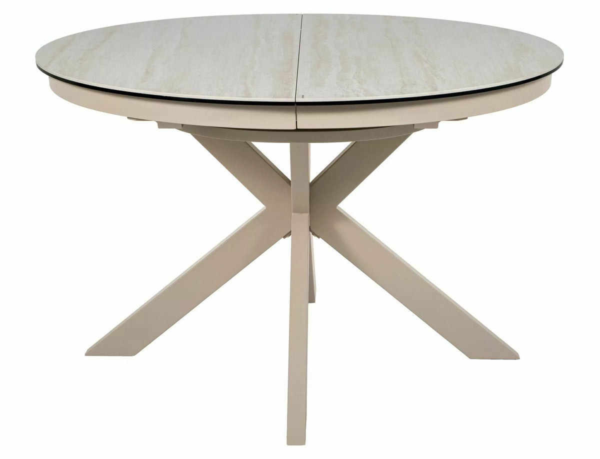 Masa extensibila PROTOS CERAMIC TRAVERTIN 120(160)X120 CM