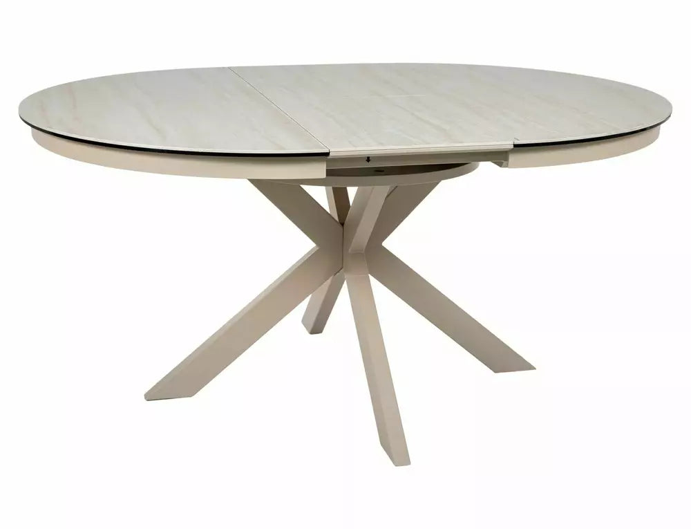 Masa extensibila PROTOS CERAMIC TRAVERTIN 120(160)X120 CM