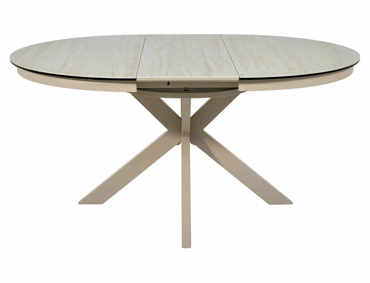 Masa extensibila PROTOS CERAMIC TRAVERTIN 120(160)X120 CM