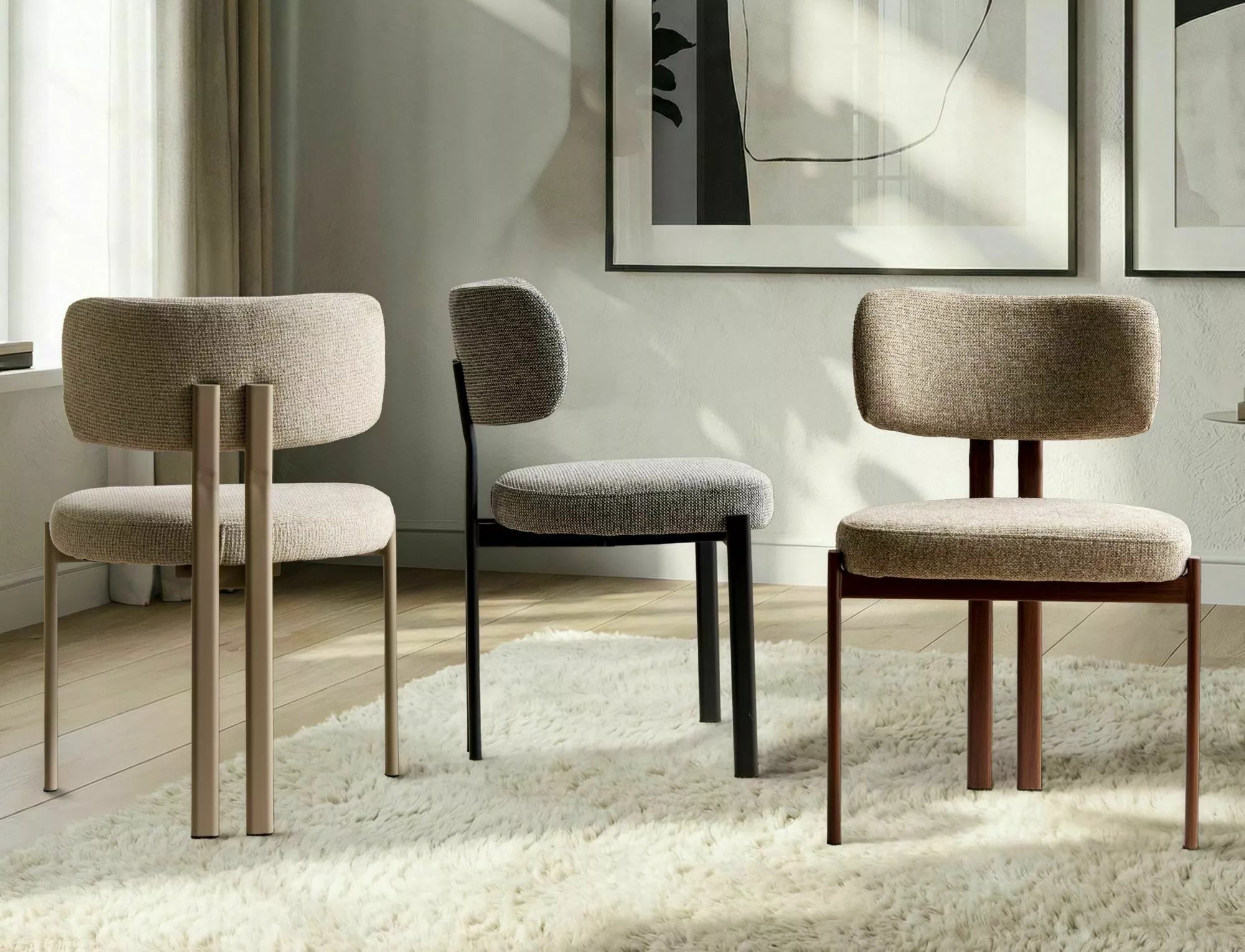 Scaun BELUR BEIGE LEGS