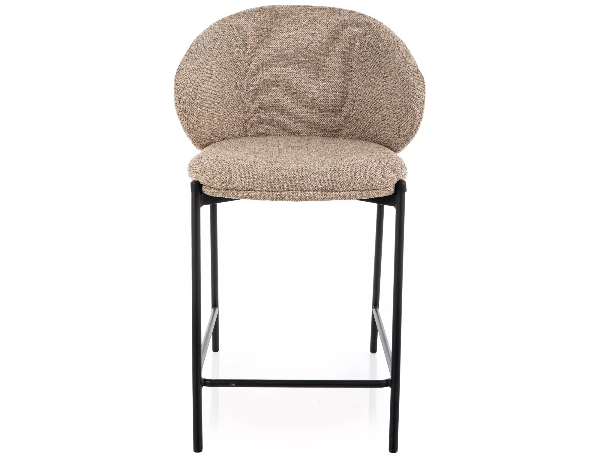 Scaun de bar FARGION BLACK LEGS H61 CM