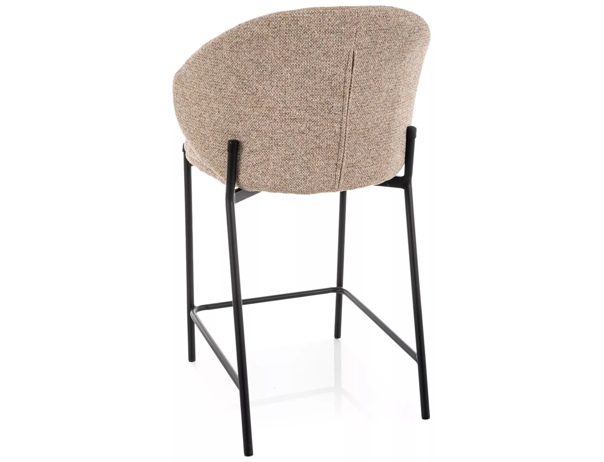 Scaun de bar FARGION BLACK LEGS H61 CM