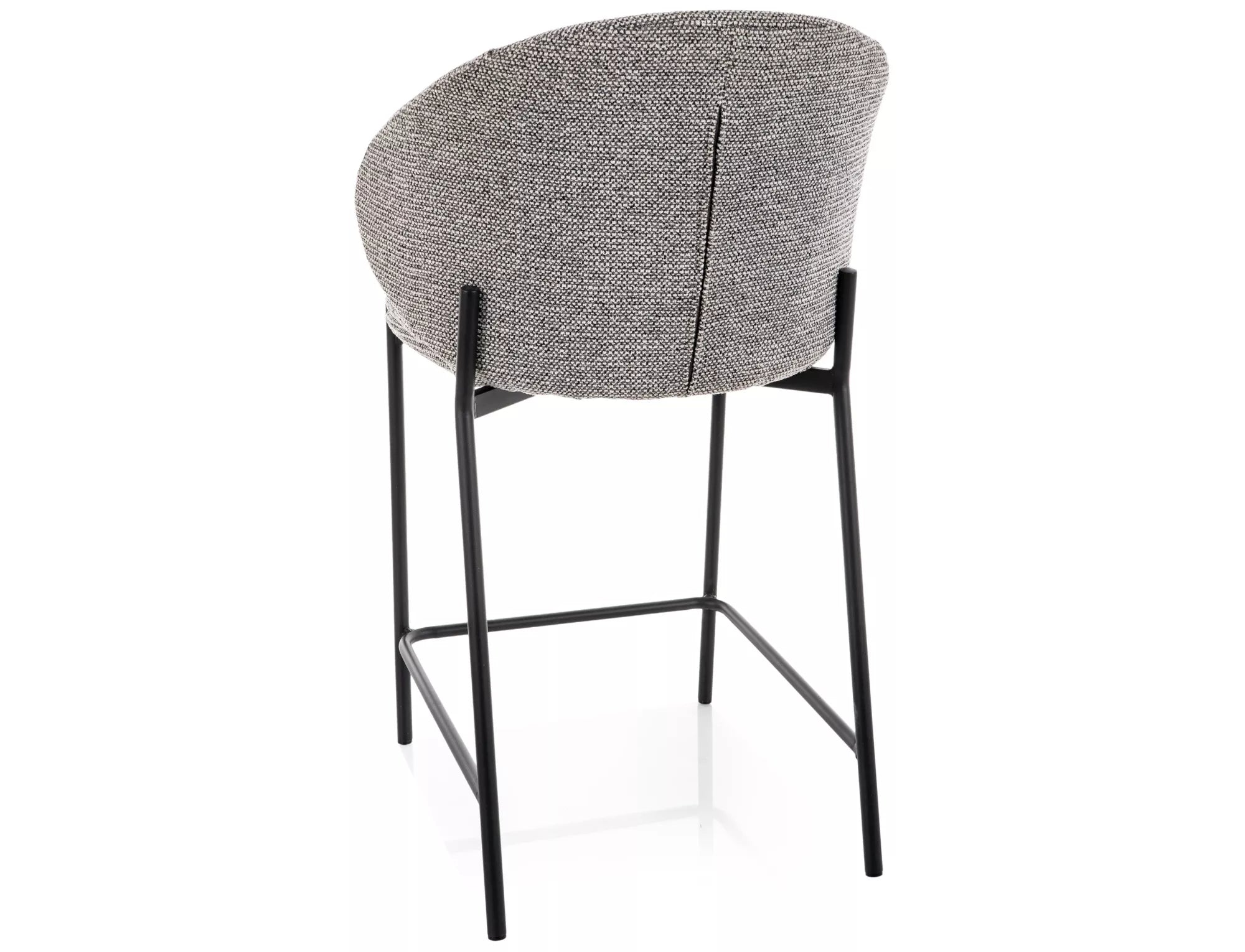 Scaun de bar FARGION BLACK LEGS H61 CM