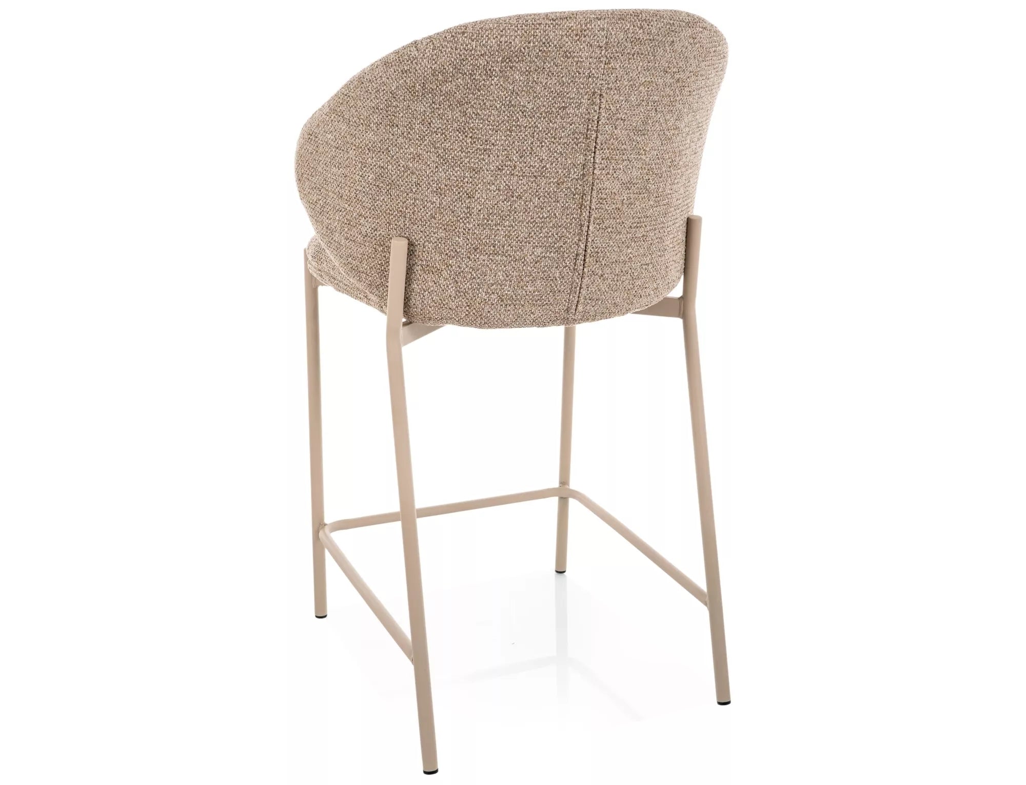 Scaun de bar FARGION BEIGE LEGS H61 CM